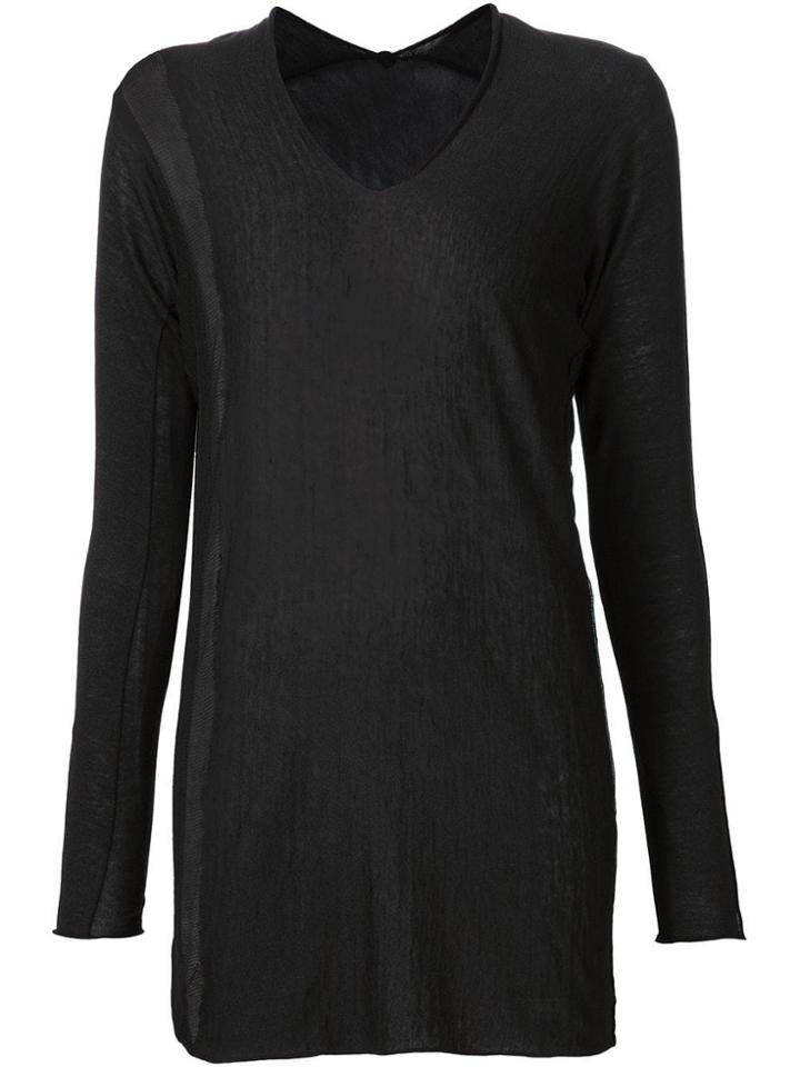 Label Under Construction Longline Knitted Sweater - Black