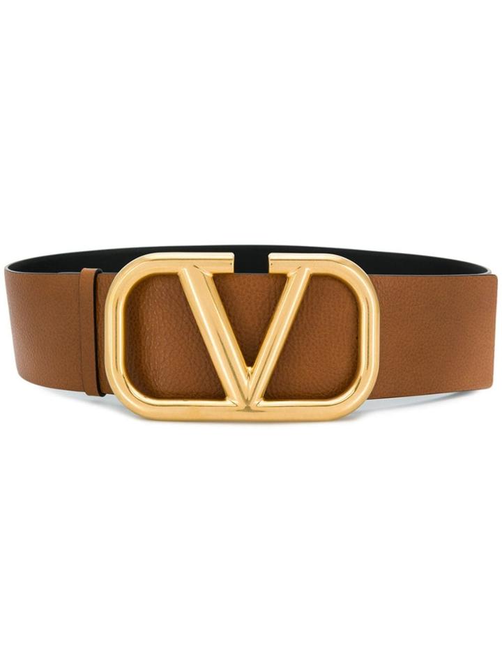 Valentino Valentino Garavani Go Logo Belt - Brown