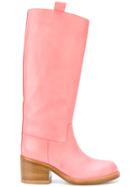 A.f.vandevorst Knee Length Boots - Pink & Purple