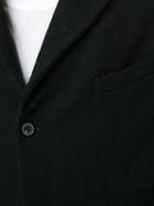 A Diciannoveventitre Peaked Lapels Blazer, Men's, Size: 46, Black, Wool