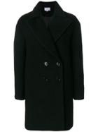 Carven Double-breasted Coat - Black