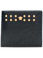 Versace Studded Medusa Wallet - Black