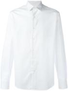 Lanvin Small Collar Shirt, Men's, Size: 42, White, Cotton