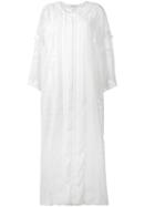 Oscar De La Renta - Lace Shift Dress - Women - Cotton - 8, White, Cotton
