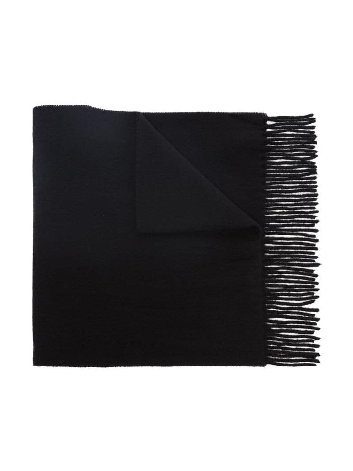 Polo Ralph Lauren Logo-embroidered Scarf - Black