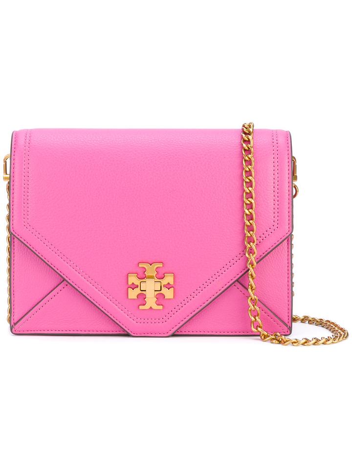 Tory Burch - Kira Crsssbocy Bag - Women - Cotton/calf Leather - One Size, Pink/purple, Cotton/calf Leather
