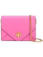 Tory Burch - Kira Crsssbocy Bag - Women - Cotton/calf Leather - One Size, Pink/purple, Cotton/calf Leather