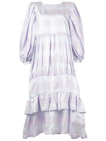 Vaquera 'picnic' Ruffled Dress - Purple