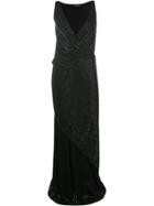 Dsquared2 Bead-embellished Wrap Dress - Black