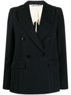 Barena Pinstripe Blazer - Blue