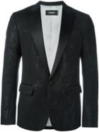 Dsquared2 'london Tux' Suit Jacket, Men's, Size: 52, Black, Silk/cotton/polyamide/wool
