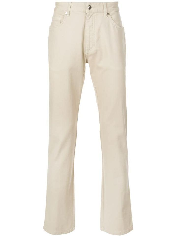 Ermenegildo Zegna Regular Fit Jeans - Brown