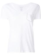 Majestic Filatures Embellished Chest Pocket T-shirt - White