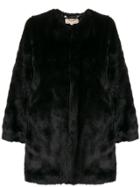 Michael Michael Kors Faux Fur Coat - Black