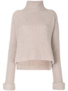 Forte Forte Chunky Roll Neck Jumper - Nude & Neutrals