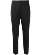 Piazza Sempione Regular Tailored Trousers - Black