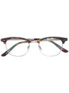 Yellows Plus Square Frame Glasses - Brown