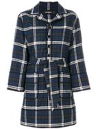 Dsquared2 Tartan Pattern Shirt Dress - Blue