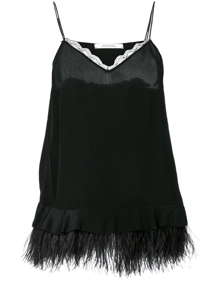 Dorothee Schumacher Trim A-line Cami - Black