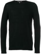 John Varvatos Long Sleeved Sweatshirt - Black