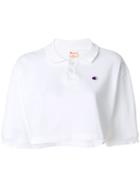 Champion Cropped Polo Shirt - White