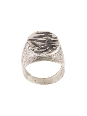 Holzpuppe Texture Ring - Silver