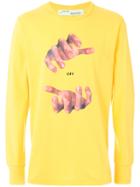 Off-white Hands Long Sleeve Top - Yellow & Orange