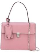 Valentino Valentino Garavani Stud Stitching Tote - Pink & Purple