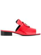Dorateymur Harput Slide Mules - Red