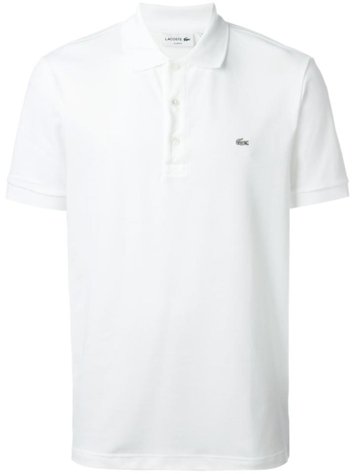 Lacoste Classic Polo Shirt, Men's, Size: Xxl, White, Cotton/spandex/elastane