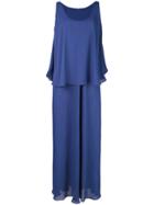 Peter Cohen Layered Maxi Dress - Blue