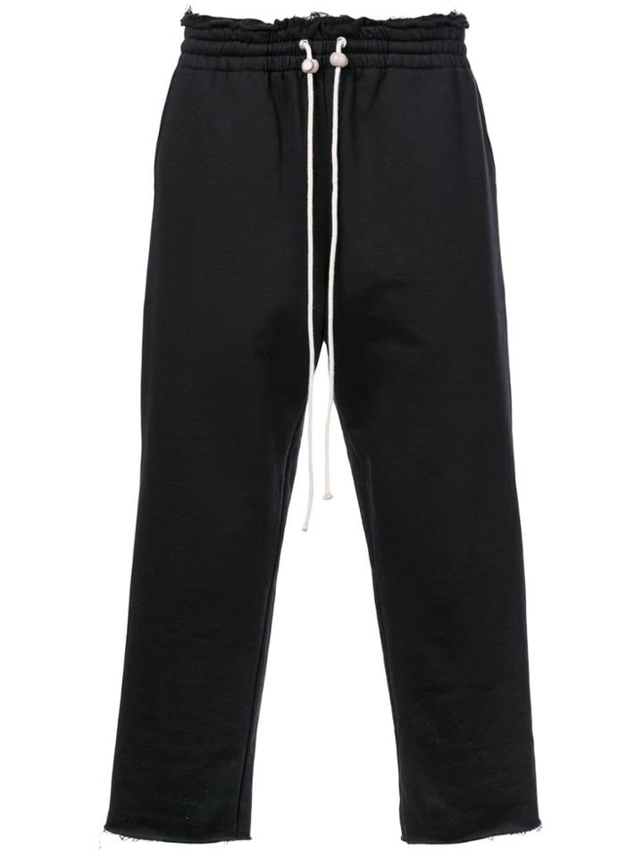 Camiel Fortgens Cropped Track Pants - Black