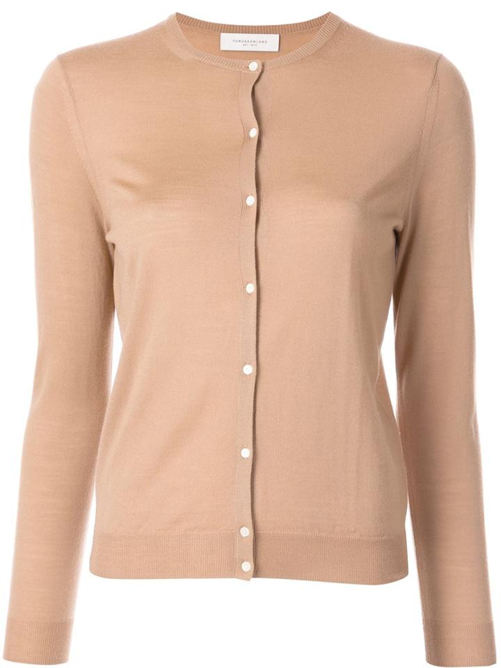 Tomorrowland Crew Neck Cardigan - Brown