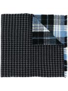 Miu Miu Print Mix Scarf - Blue