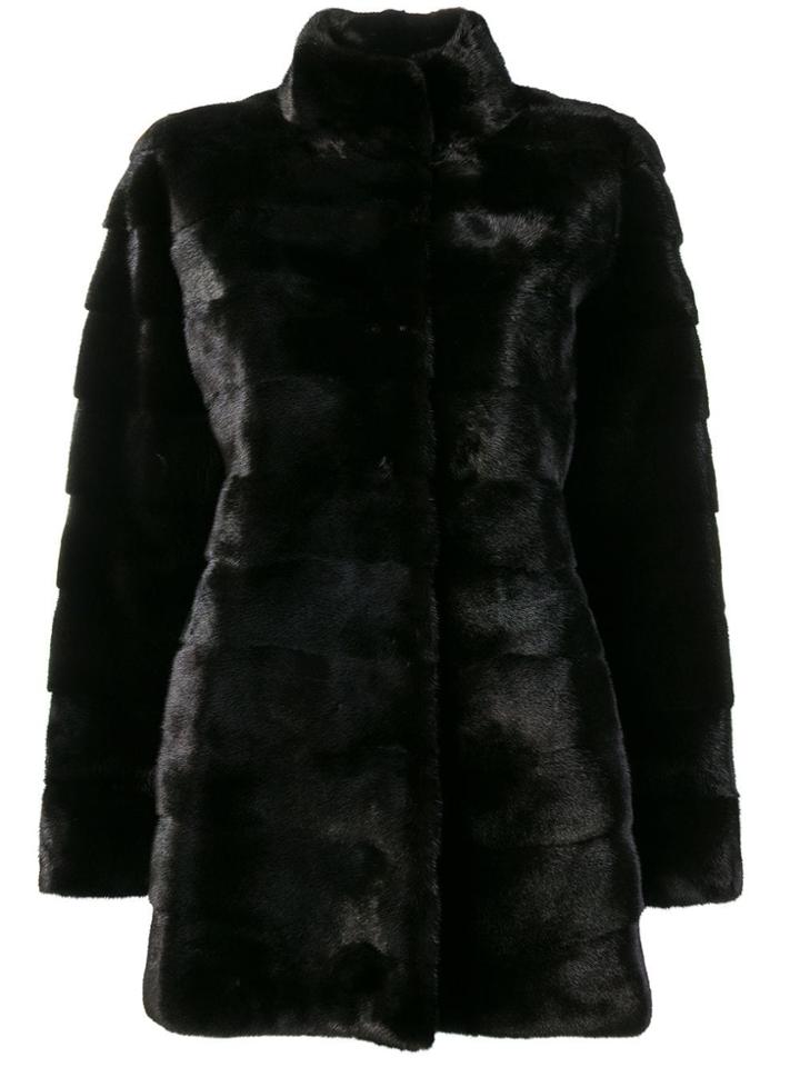 Liska Madrid Single Breasted Coat - Black