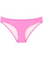 Solid & Striped Solid Colour Bikini Bottoms - Pink & Purple