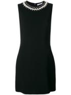 Givenchy Pearl Collar Shift Dress - Black