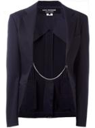 Junya Watanabe Comme Des Garçons Pre-owned Chain Detail Blazer - Blue