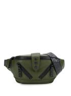 Kenzo Zipped Front Belt Bag - Green