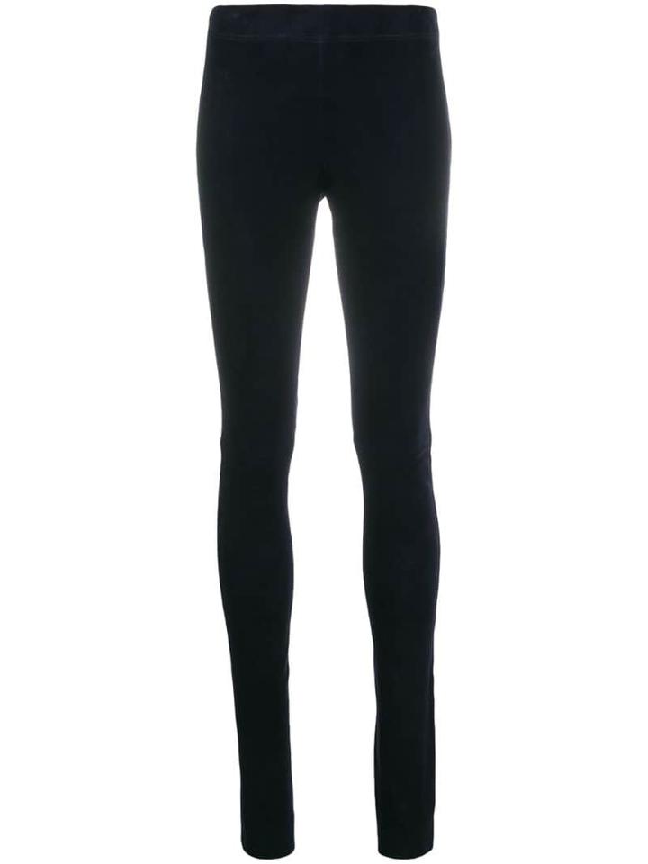 Joseph Suede Effect Leggings - Blue