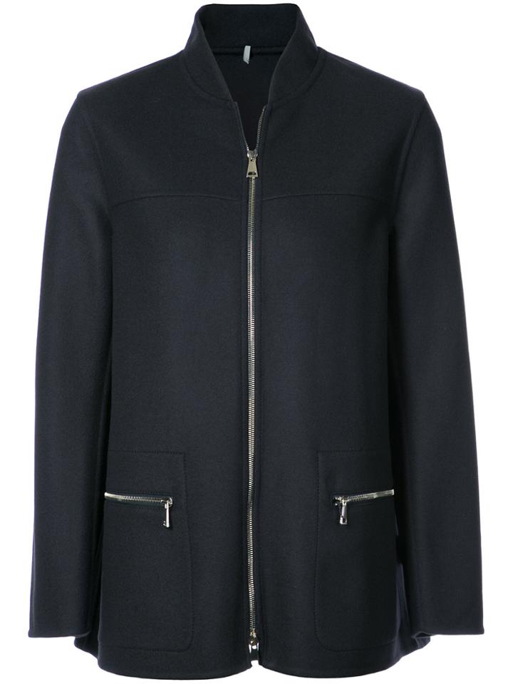 Moncler Straight-fit Jacket - Blue