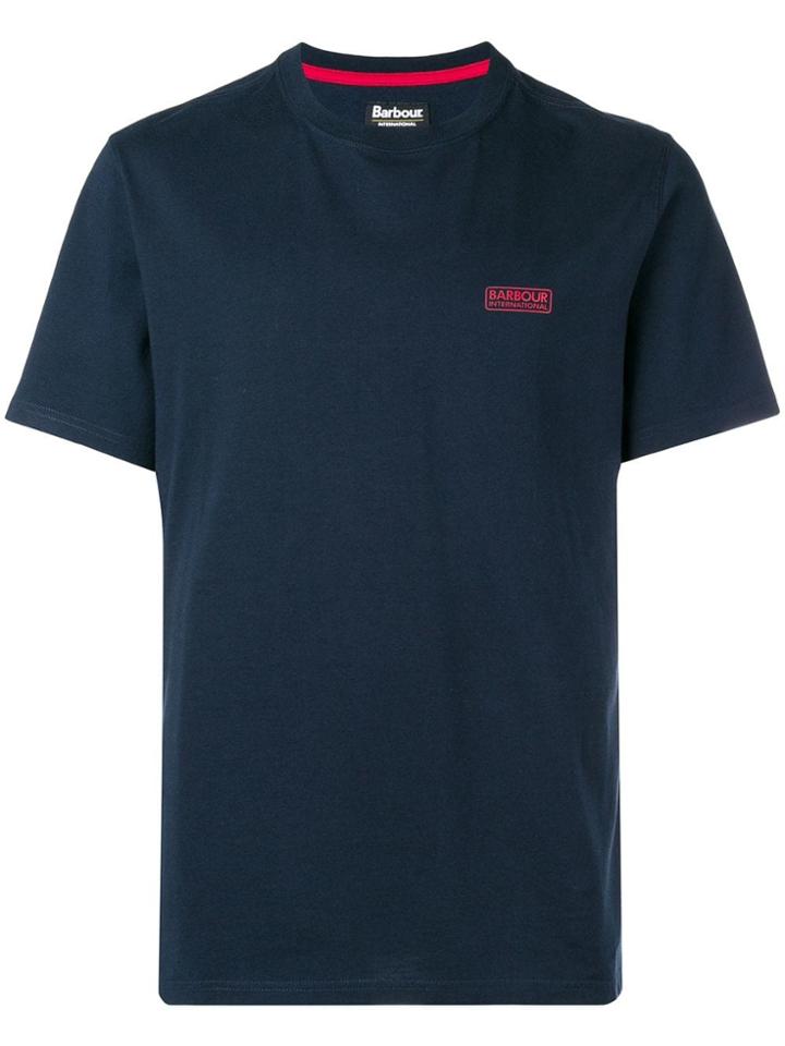 Barbour Small Logo T-shirt - Blue