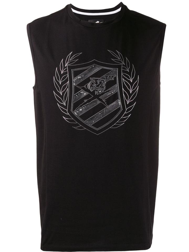 Plein Sport Logo Tank Top - Black
