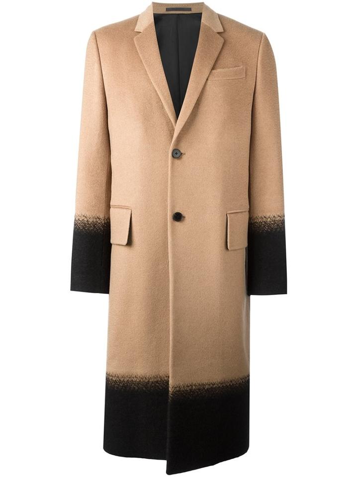 Valentino Single Breasted Coat, Men's, Size: 50, Brown, Cotton/viscose/wool