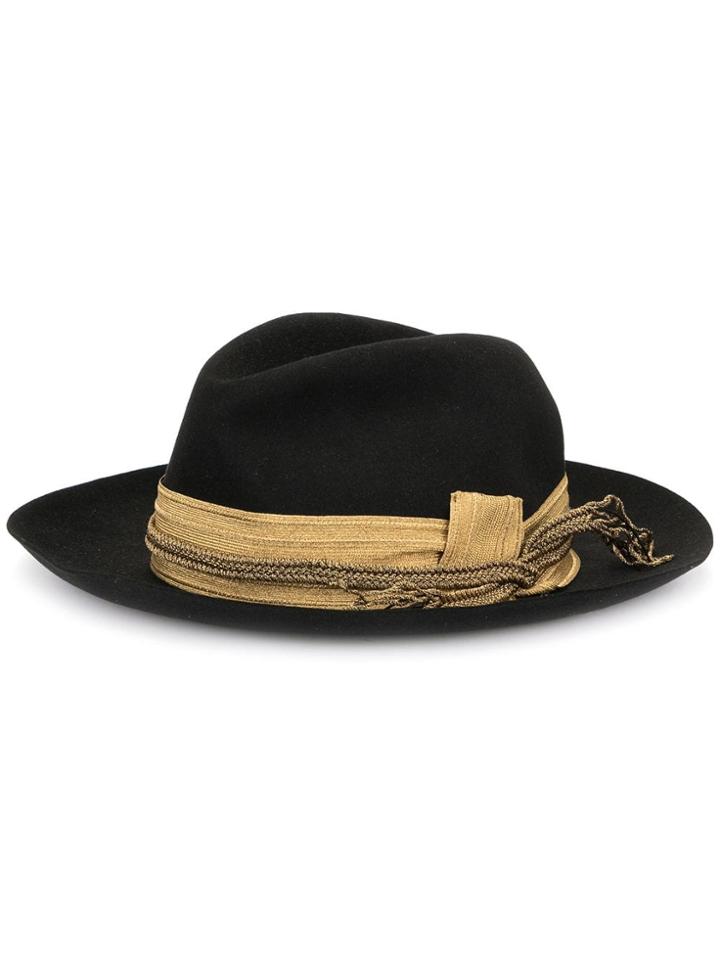 Dolce & Gabbana Braided Detail Hat - Black