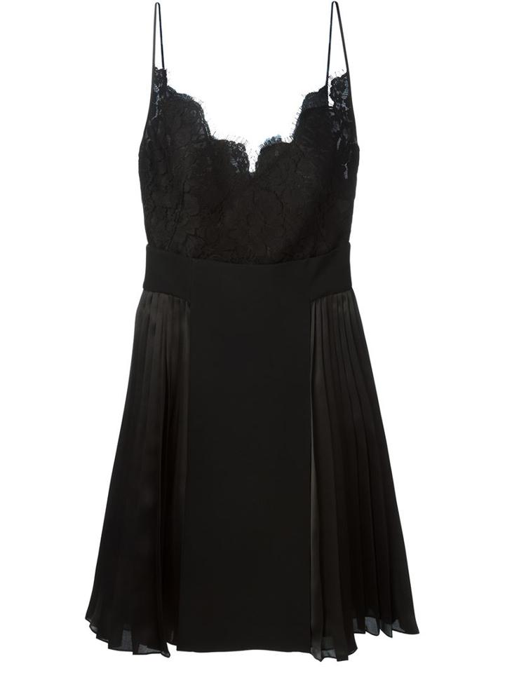Givenchy Floral Lace Cami Dress, Women's, Size: 38, Black, Cotton/polyamide/acetate/silk