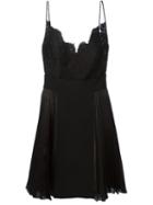 Givenchy Floral Lace Cami Dress, Women's, Size: 38, Black, Cotton/polyamide/acetate/silk