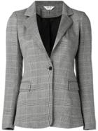 Liu Jo Plaid Fitted Blazer - Grey