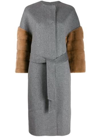 Ava Adore Edith Single Breasted Coat - Grey