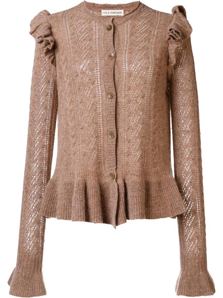 Ulla Johnson 'amara' Cardigan, Women's, Size: Xs, Brown, Cashmere